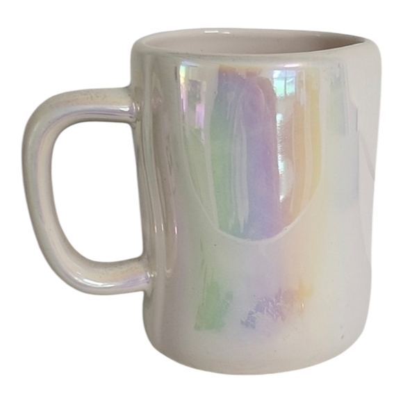 NEW Rae Dunn Iridescent I WANT CANDY Mug - Picture 2 of 4